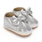 Silver Shinny Rubber Sole Shoes SH7159B